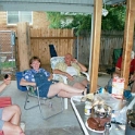USA ID Boise 2002JUN22 BBQ 7011WAshland Fitzys 002  Ruth and Sipper dropped by for a bit of a giggle. : 2002, 7011 West Ashland, Americas, Boise, Date, Idaho, June, Month, North America, Places, USA, Year