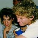 AUS NT AliceSprings 1992 CycadApt TacoParty Jenga 005 : 1992, 8 Cycad Place, Alice Springs, Australia, NT, Parties, Taco's & Twister