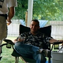 USA ID Boise 7011WestAshland 2002AUG03 Party FitzysPool 027  A-Phrame displaced John G as defender of the keg at some stage. : 2002, 7011 West Ashland, Americas, August, Boise, Date, Events, Fitzy's Pool Party, Idaho, Month, North America, Parties, Places, USA, Year