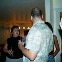 USA ID Boise 7011WestAshland 2002AUG03 Party FitzysPool 044  Wadester's leader of the opposition, young Rosie, having a chinwag with Kush. : 2002, 7011 West Ashland, Americas, August, Boise, Date, Events, Fitzy's Pool Party, Idaho, Month, North America, Parties, Places, USA, Year