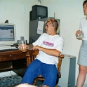 USA ID Boise 7011WestAshland 2002AUG03 Party FitzysPool 058  No Douggs, it's not a television. : 2002, 7011 West Ashland, Americas, August, Boise, Date, Events, Fitzy's Pool Party, Idaho, Month, North America, Parties, Places, USA, Year