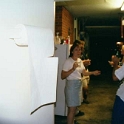 USA ID Boise 7011WestAshland 2002AUG03 Party FitzysPool 061  Maybe, just maybe ..... if we hide in the garage no one will notice. : 2002, 7011 West Ashland, Americas, August, Boise, Date, Events, Fitzy's Pool Party, Idaho, Month, North America, Parties, Places, USA, Year