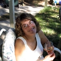 USA ID Boise 7011WestAshland 2004AUG07 Party FitzysPool 002  As did Danette with her vice like grip on her wine glass. : 2004, 7011 West Ashland, Americas, August, Boise, Date, Events, Fitzy's Pool Party, Idaho, Month, North America, Parties, Places, USA, Year