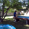 USA ID Boise 7011WestAshland 2004AUG07 Party FitzysPool 011  What's a Pool Party without a pool and an outdoor pool table for use of the participants??? : 2004, 7011 West Ashland, Americas, August, Boise, Date, Events, Fitzy's Pool Party, Idaho, Month, North America, Parties, Places, USA, Year