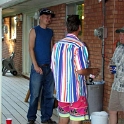 USA ID Boise 7011WestAshland 2004AUG07 Party FitzysPool 048  Nate, Jeff and Rick getting acquainted with the splitting of the beer atom. : 2004, 7011 West Ashland, Americas, August, Boise, Date, Events, Fitzy's Pool Party, Idaho, Month, North America, Parties, Places, USA, Year