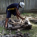 USA ID Boise 7011WestAshland 2005JUL30 Party FitzysPool 003  I'm used to a Maori (native New Zealander) hangi, so it was fun to see how the Samoans do a whole pig. : 2005, 7011 West Ashland, Americas, Boise, Date, Events, Fitzy's Pool Party, Idaho, July, Month, North America, Parties, Places, USA, Year