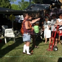 USA ID Boise 7011WestAshland 2005JUL30 Party FitzysPool 075  Yup, that's right, you had a sack truck and a wheel barrow go head to head. : 2005, 7011 West Ashland, Americas, Boise, Date, Events, Fitzy's Pool Party, Idaho, July, Month, North America, Parties, Places, USA, Year