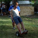 USA ID Boise 7011WestAshland 2005JUL30 Party FitzysPool 080  July 30th, 2005 This is not good, the smallest guy in our team (Ferret) being pushed by the biggest guy in our team (Junior). : 2005, 7011 West Ashland, Americas, Boise, Date, Events, Fitzy's Pool Party, Idaho, July, Month, North America, Parties, Places, USA, Year