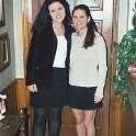 USA TX Dallas 1999MAR18 Wedding CHRISTNER Rehearsal 003  Ruth and Rebekah just hangin'. : 1999, Americas, Christner - Mike & Rebekah, Dallas, Date, Events, March, Month, North America, Places, Texas, USA, Wedding, Year