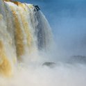 132 FacebookHeader BRA PAR IguazuFalls 2014SEPT18 074  Iguazu Falls has two sides, the Brazillian and the Argentine sides, Here we are on a cloudy rain drizzling day trying to get "the" perfect picture of our visit.    I was impressed that I actually got a few decent shots with this being a favourite as it shows the sheer volume of water that flows, with just a few days rain north of here. The brown silt of the run off in the water contrasted brilliantly to the somber blues, greys and black of the prevailing day.    The photo is a bit like life then, you go seeking perfection, but appreciate what you have. — at Devils Throat, Iguazu Falls, Brazil. : 2014, 2014 Mar Del Plata Golden Oldies, Americas, Brazil, Date, Golden Oldies Rugby Union, Month, Parana, Places, Rugby Union, September, South America, Sports, Year