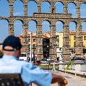 247 FacebookHeader EU ESP CAL SEG Segovia 2017JUL31 Acueducto 037  One of my favourite photos of the Spain trip last year was just watching this fella taking in all of the Roman aqueduct that dates back to the 1st century. — @ Segovia, Castile & León, Spain : 2017, 2017 - EurAisa, Acueducto de Segovia, Castile and León, DAY, Europe, July, Monday, Segovia, Southern Europe, Spain