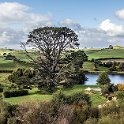 263 FacebookHeader NZL WKO Matamata 2018APR18 Hobbiton 043  Looks like an English country scene, but in fact it's me standing high on a hill, just outside Matamata, looking down over the Green Dragon Inn.   Doesn't mean much to anyone other than Lord Of The Rings movie fans - of which I've only read the book and seen none of the movies. — @ Hobbiton Movie Set, Matamata, Waikato, New Zealand : - DATE, - PLACES, - TRIPS, 10's, 2018, 2018 - Kiwi Kruisin, April, Day, Hobbiton Movie Set, Matamata, Month, New Zealand, Oceania, Waikato, Wednesday, Year