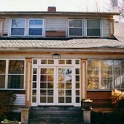 USA ID Boise 1112North7th 1997OCT TrimRepair 006  The raw wood shows where the trim and rotted siding were replaced. : 1112 North 7th, 1997, Americas, Boise, Exterior, Fitzy's Poverty Palaces, Idaho, North America, October, Repairs, Trim, USA