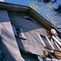 USA ID Boise 1112North7th 1997SEPT SidingRemoval 003  Wanna take a guess as to who had the pleasure of removing anything 5 feet above the ground level???? : 1112 North 7th, 1997, Americas, Boise, Exterior, Fitzy's Poverty Palaces, Idaho, North America, Repairs, September, Siding, USA