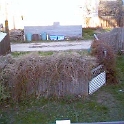 USA ID Boise 1112North7th 1999APR Garage 001  This was what we started with, a overgrown weed infested car space. : 1112 North 7th, 1999, Americas, April, Boise, Exterior, Fitzy's Poverty Palaces, Idaho, North America, Shed, USA