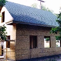 USA ID Boise 1112North7th 1999JUL Garage 005  All the features were meant to replicate the existing 1879 house we live in. : 1112 North 7th, 1999, Americas, Boise, Exterior, Fitzy's Poverty Palaces, Idaho, July, North America, Shed, USA