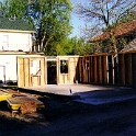 USA ID Boise 1112North7th 1999MAY Garage 002  The slab was then poured and the walls started going up. : 1112 North 7th, 1999, Americas, Boise, Exterior, Fitzy's Poverty Palaces, Idaho, May, North America, Shed, USA