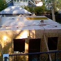 USA ID Boise 1112North7th 1999MAY Garage 005  The builders were making pretty good time. : 1112 North 7th, 1999, Americas, Boise, Exterior, Fitzy's Poverty Palaces, Idaho, May, North America, Shed, USA