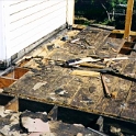 USA ID Boise 1112North7th 1999SEPT UpstairsPorch 001  I thought we could have got away with a partial tear off. : 1112 North 7th, 1999, Americas, Boise, Exterior, Fitzy's Poverty Palaces, Idaho, North America, September, Upstairs Porch, USA