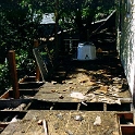 USA ID Boise 1112North7th 1999SEPT UpstairsPorch 002  The more we looked, the more I knew we had to replace the entire sub-flooring. : 1112 North 7th, 1999, Americas, Boise, Exterior, Fitzy's Poverty Palaces, Idaho, North America, September, Upstairs Porch, USA