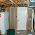 USA ID Boise 7011WAshland LL Office 2002JUL06 003  I also sheet rocked one side of the wall. : 2002, 7011 West Ashland, Americas, Boise, Idaho, July, North America, Office, USA
