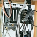 USA ID Boise 7011WAshland LL Server 2002JUL13 002  My network cabling, telephone and satelite wiring all comes through this room. : 2002, 7011 West Ashland, Americas, Boise, Idaho, July, North America, Server, USA