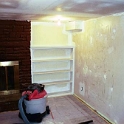 USA ID Boise 7011WAshland LL TVRoom 2001JUN24 002  The built in bookshelves should come up alright with a good coat of jam. : 2001, 7011 West Ashland, Americas, Boise, Idaho, June, North America, TV Room, USA