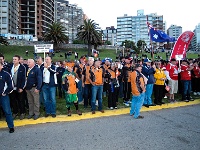 ARG BA MarDelPlata 2014SEPT21 GO StreetParade 001 : 2014, 2014 - South American Sojourn, 2014 Mar Del Plata Golden Oldies, Alice Springs Dingoes Rugby Union Football CLub, Americas, Argentina, Buenos Aires, Date, Golden Oldies Rugby Union, Mar del Plata, Month, Places, Rugby Union, September, South America, Sports, Street Parade, Trips, Year