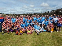 ARG BA MarDelPlata 2014SEPT22 GO Team Dingoes SuperPuraMalta 003 : 2014, 2014 - South American Sojourn, 2014 Mar Del Plata Golden Oldies, Alice Springs Dingoes Rugby Union Football CLub, Americas, Argentina, Buenos Aires, Date, Golden Oldies Rugby Union, Mar del Plata, Mar del Plata - Super Pura Malta, Month, Parque Camet, Places, Rugby Union, September, South America, Sports, Team Photos, Teams, Trips, Year