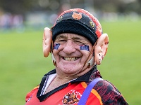 NZL CAN Christchurch 2018APR27 GO Gameday03 073 : - DATE, - PLACES, - SPORTS, - TRIPS, 10's, 2018, 2018 - Kiwi Kruisin, 2018 Christchurch Golden Oldies, Alice Springs Dingoes Rugby Union Football Club, April, Canterbury, Christchurch, Day, Friday, Gameday 3, Golden Oldies Rugby Union, Month, New Zealand, Oceania, Rugby Union, South Hagley Park, Teams, Year