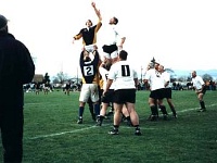 USA MT Missoula 2002MAY04 Lions vs KalispellMoose 002  Didn't know Flamingo's could fly so high did you? Neither did we!!! : 2002, 43rd State Crimson Lions, Americas, Kalispell - Moose, Maggotfest, May, Missoula, Montana, North America, Rugby Union, USA
