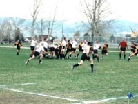 USA MT Missoula 2002MAY04 Lions vs NorthIdahoOsprey 004  Kush is off to the races. Rumbling, bumbling, stumbling, he could go ... somewhere!!! : 2002, 43rd State Crimson Lions, Americas, Maggotfest, May, Missoula, Montana, North America, North Idaho - Osprey, Rugby Union, USA