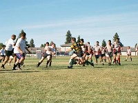 USA ID CoeurDAlene 2002SEPT21 Lions vs UofM Jesters 007  Here's Ferret getting scruffed with the ball, DJ and myself are &quot;loitering with intent&quot; just waiting for the pass. : 2002, 43rd State Crimson Lions, Rugby Union, September, University of Montana - Jesters