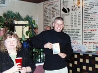USA ID Boise 2002DEC14 Lions ChristmasParty 030  DJ collected the "Training Achievement" award. : 2002, 43rd State Crimson Lions, Americas, Boise, Christmas, December, Idaho, North America, Rugby Union, USA