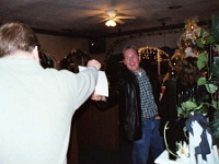 USA ID Boise 2002DEC14 Lions ChristmasParty 032  Todd also snagged the major door prize of an all inclusive fishing trip. : 2002, 43rd State Crimson Lions, Americas, Boise, Christmas, December, Idaho, North America, Rugby Union, USA