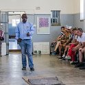 ZAF WC CapeTown 2016NOV15 RobbenIsland 030  All the comforts of home they reckon - a sisal mate and a horse blanket. : 2016, Africa, Date, Month, November, Places, Robben Island, South Africa, Southern, Western Cape, Year