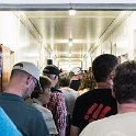 ZAF WC CapeTown 2016NOV15 RobbenIsland 046  Don't think any of these people would be jostling each other if they had permanent accomodations in the cells. Some of them were down right rude in how the visited the site and spoke to the guide. : 2016, Africa, Date, Month, November, Places, Robben Island, South Africa, Southern, Western Cape, Year