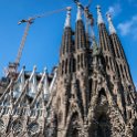 EU ESP CAT BAR Barcelona 2017JUL22 LaSagradaFamilia 003  Most of the day was spent at the   Basílica i Temple Expiatori de la Sagrada Família   ( Basilica and Expiatory Church of the Holy Family ) or simply " La Sagrada Família ". : 2017, 2017 - EurAisa, Barcelona, Catalonia, DAY, Europe, July, La Sagrada Familia, Saturday, Southern Europe, Spain
