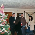 USA ID Boise 7011WestAshland 2003DEC13 ALCC 001  Steve, Jaz, KW and Lane having a chinwag at my 3rd annual "Christmas Cheer" gathering. : 2003, 7011 West Ashland, Americas, Boise, Christmas, Christmas Cheer, Date, December, Events, Idaho, Month, North America, Places, USA, Year