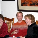 USA ID Boise 7011WestAshland 2004DEC11 ALCC 005  MJ, Blouse and Ruth bumping their gums. : 2004, 7011 West Ashland, Americas, Boise, Christmas, Christmas Cheer, Date, December, Events, Idaho, Month, North America, Places, USA, Year