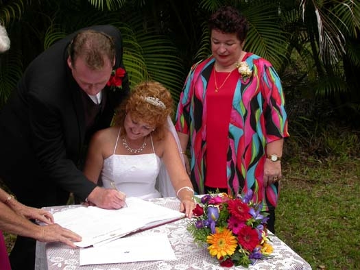 AUST QLD Mareeba 2003APR19 Wedding FLUX Ceremony 059