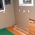 USA ID Boise 7011WAshland LL Office 2005APR17 001  Once I removed the existing linoleum floor tiles and levelled the surface area, it was a simple matter of installing quality underlay and then the laminate flooring. : 2005, 7011 West Ashland, Americas, April, Boise, Idaho, North America, Office, USA