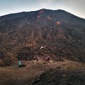 GTM ES Amatitlan 2019APR29 VolcanDePacaya 067  When the sun went down, the ambient temperature went with it, plummeting to the point of having to rug up. That small inconvenience was overshadowed by being able to see all of the lava flows, all of the rolling balls of molten mass and the eruptions spewing out of the peak of the volcano – Mother Nature put on one spectacular show. Absolutely incredible - one of those “ You Have To Be There ” moments. : - DATE, - PLACES, - TRIPS, 10's, 2019, 2019 - Taco's & Toucan's, Amatitlán, Americas, April, Central America, Day, Escuintla, Guatemala, Monday, Month, Region V - Central, Volcán de Pacaya, Year