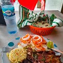 GTM ZA Teculutan 2019MAY03 003  Cafeter&iacute;a Y Pupuser&iacute;a is a local family owned enterprise that served me up   Carne Asada   with some of the most wicked beans &amp; rice I’ve ever had, plus a fresh cucumber, carrot, lettuce &amp; radish salad, 3 tortillas and bottle of water - all for $4.77 AUD ..... Ab-Fab, loved it, full stop, end of story - muy feliz Fitzy!!! : - DATE, - PLACES, - TRIPS, 10's, 2019, 2019 - Taco's & Toucan's, Americas, Cafetería Y Pupusería El Buen Gusto, Central America, Day, Friday, Guatemala, May, Month, Northeast, Teculután, Year, Zacapa