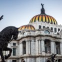 MEX CDMX MexicoCity 2019MAR28 BellasArtes 001  The   Palacio de Bellas Artes   ( Palace of Fine Arts ) often called the ' Cathedral of Art in Mexico ', anchors the western corner of Mexixo city's   Alameda Central   park. : - DATE, - PLACES, - TRIPS, 10's, 2019, 2019 - Taco's & Toucan's, Americas, Central, Day, March, Mexico, Mexico City, Month, North America, Palacio de Bellas Artes, Thursday, Year