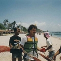 IDN Bali 1990OCT05 WRLFC WGT 003  The lad's looking a bit nervous. : 1990, 1990 World Grog Tour, Asia, Bali, Indonesia, October, Rugby League, Wests Rugby League Football Club