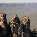 AUS NSW BlueMountains 2010SEPT30 ThreeSisters 025  The Aboriginal dream-time legend has it that three sisters, 'Meehni', 'Wimlah' and Gunnedoo' lived in the Jamison Valley as members of the Katoomba tribe. : 2010, 2010 - No Doot Aboot It Eh! Tour, 2010 Sydney Golden Oldies, 3 Sisters, Alice Springs Dingoes Rugby Union Football Club, Australia, Blue Mountains, Date, Golden Oldies Rugby Union, Month, NSW, Places, Rugby Union, September, Sports, Teams, Three Sisters, Trips, Year