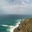 AUS NSW CapeByron 2002OCT11 012  Even allowing for the day being a bit overcast, the rugged coastline is spectacular. : 2002, Australia, Cape Byron, Date, NSW, Places, Year