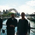 AUS NSW Sydney 2001JUL08 CircularQuay 003  Circular Quay is the main ferry terminal for Sydney. It take commuters in and out of the city who live across the harbour. : 1999 - Get In Get Out, No Mucking About Australian Trip, 2001, Australia, Circular Quay, Date, July, Month, NSW, Places, Sydney, Trips, Year