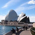 AUS NSW Sydney 2001JUL08 OperaHouse 003  The SOH was designed by Danish architect Jørn Utzon and was opened by Queen Elizabeth II on 20 October 1973. : 1999 - Get In Get Out, No Mucking About Australian Trip, 2001, Australia, Date, July, Month, NSW, Opera House, Places, Sydney, Trips, Year